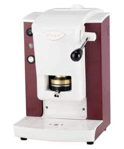 FABER MACCHINA DA CAFFE' A CIALDE SLOT BASIC OTTONE BORGOGNA/BIANCO