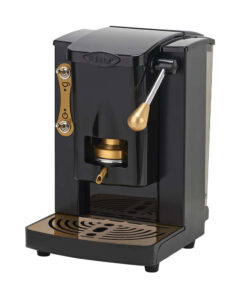 FABER MACCHINA DA CAFFE' A CIALDE PICCOLA SLOT BRASS EDIT. TOTAL BLACK
