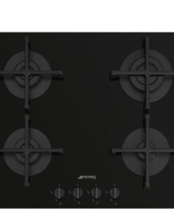 SMEG PIANO COTTURA INCASSO GAS 4 ZONE FILO 60CM NERO PV264B