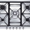 SMEG PIANO COTTURA INCASSO GAS 5 ZONE 70/75CM INOX SE70SGH-5