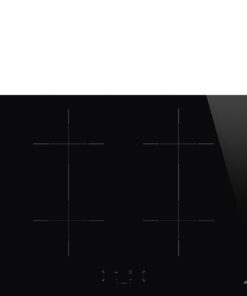 SMEG PIANO COTTURA INCASSO INDUZIONE 70/75M 4 ZONE NERO SIB2741D