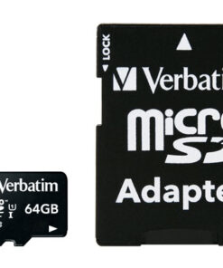 VERBATIM MICRO SD 64GB CON ADATTATTATORE 44084 CL10