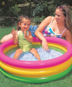 INTEX PISCINA SUNSET BABY TRE ANELLI ROTONDA 1/3ANNI 61x61x22CM 57107