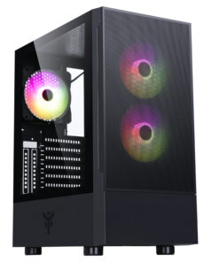 iTEK PC CASE GAMING SIISBE 3.0 MIDDLE TOWER ARGB 3 NERO ITGCASIB30