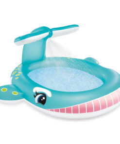INTEX PISCINA BALENA CON SPRUZZO 201x196x91CM MULTICOLRE 57440