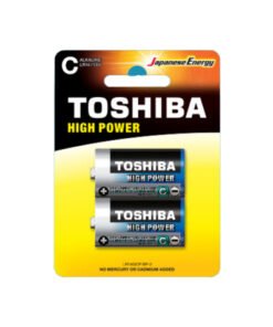 TOSHIBA PILE ALCALINE MEZZA TORCIA LR14GCP BP-2 C