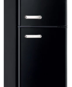 DCG FRIGO DOPPIA PORTA LINEA RETRO' 110LT E NERO MF110BCDP
