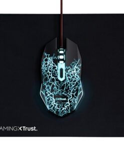 TRUST MOUSE GAMING OTTICO LED MULTICOLR USB CON PAD 24752