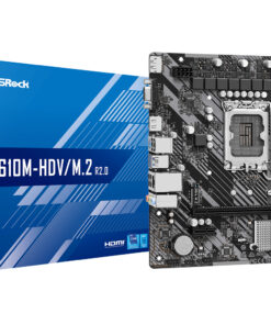 ASROCK MB 1700 12/13/14¶øGEN. H610M-HDV/M.2 R2.0 2xDDR4 4xSATA VGA/HDMI