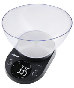 ZEPHIR BILANCIA DA CUCINA DIGITALE CON VASSOIO XL 5KG NERO ZHS511